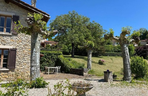 Amberieu-en-Bugey House | Stone house on the heights of Ambérieu. View of the Bugey mountains