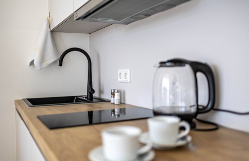 Furstenfeldbruck District Apartment | Studio Apartment "Huber Living Basic 206" with Balcony & Wi-Fi
