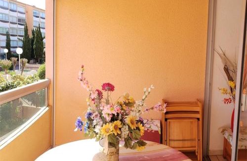 Plage d'Argeles Apartment | Studio Cabine avec Piscine à 200m Plage - 4 Couchages, Parking Privatif, Argelès-sur-Mer - FR-1-388-20