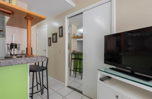 Centro Apartment | Studio com vista para o mar no centro de Guarapari com Wifi