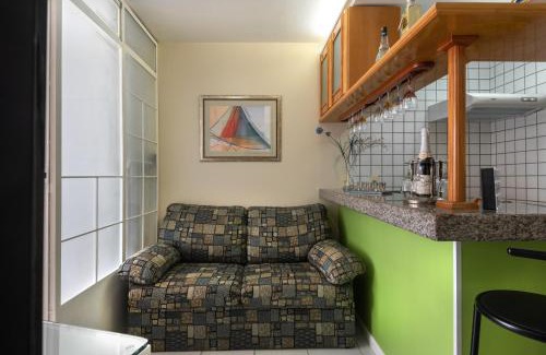 Centro Apartment | Studio com vista para o mar no centro de Guarapari com Wifi