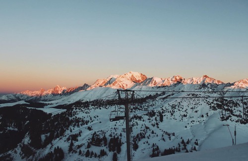 Megeve Apartment | Studio de montagne avec cuisinette privée