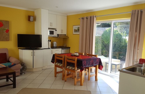 Constantia Ski Chalet | Studio in its own little house with nice terrace covered by a big awning