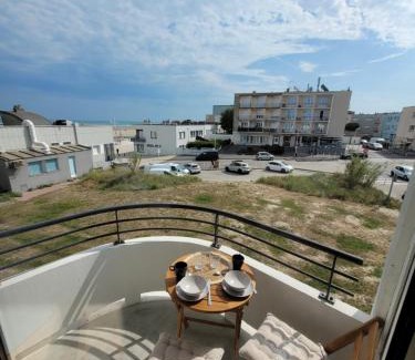 Malo-les-Bains Apartment | Studio L'îlot bleu Vue mer
