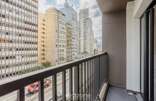 Vila Buarque Apartment | Studio With Balcony 450m From the Subway Enp0607
