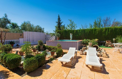 Niguelas House | Stunning private villa for 6 people with WIFI, private pool, A/C, TV and patio