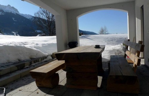 Klosters Platz Apartment | Stunning Setting and Views From This Family Chalet in renowned Klosters.