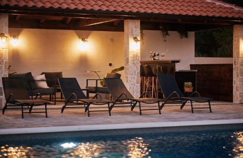 Privlaka Villa | Stunning Villa for 10 people with large heated pool-50m2, jacuzzi and gym - by TA Leut Agency