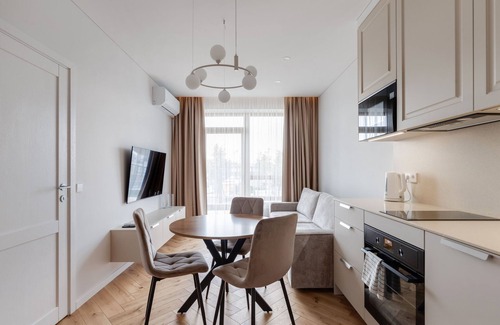 Vilnius city municipality Apartment | Stylish Simplicity-1BDR Stay in Vilnius