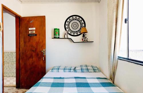Sao Cristovao Apartment | Suíte Casal com Ar TV e Frigobar