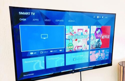 Sao Cristovao Apartment | Suíte Casal com Ar TV e Frigobar