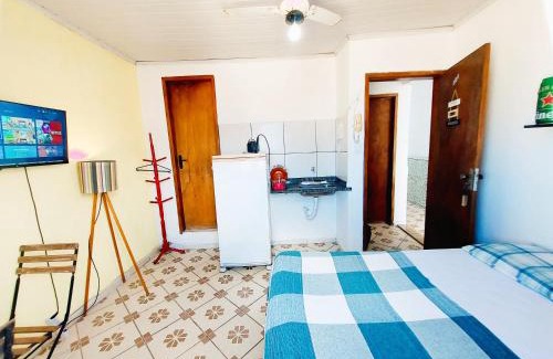 Sao Cristovao Apartment | Suíte Casal com Ar TV e Frigobar