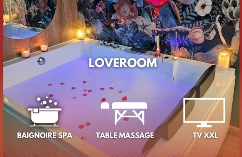 Saint-Etienne Apartment | Suite Passion - Jacuzzi privé - Table massage