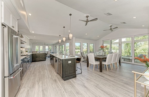 Anna Maria House | Summer Discounts! Steps from the Beach! Walk to Bean Point! Pool/spa! Golf Cart