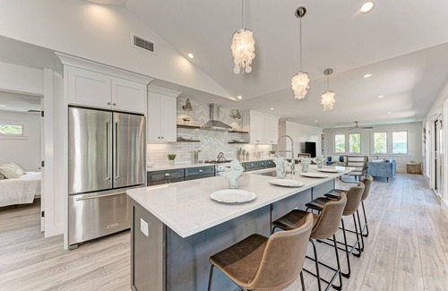 Anna Maria House | Summer Discounts! Steps from the Beach! Walk to Bean Point! Pool/spa! Golf Cart