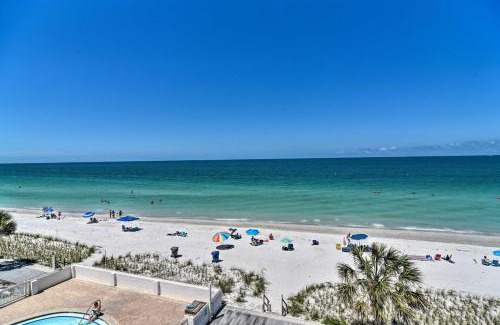 Sunset Beach Apartment | Sunny Seaside Condo with Pool and Walk to Beach!