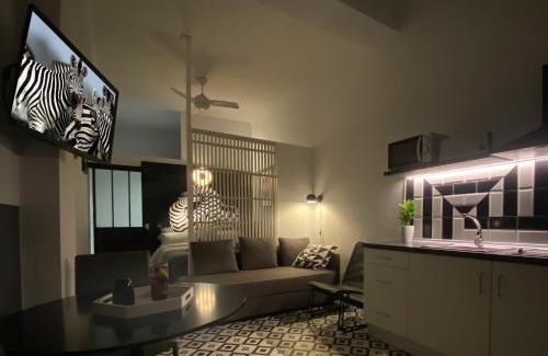 Miami Platja Apartment | Sunrise Estudio Zebra, con vistas jardín y mar