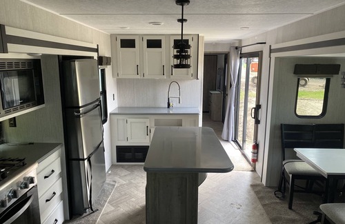 Greater Madawaska House | Sunset Park Model home. Waterfront property with private beach and boat launch