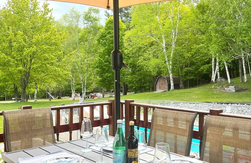 Johnsburg Ski Chalet | Superb Chalet Near Gore Ski Resort, Hot Tub, Game Room, Firepit and Fireplace