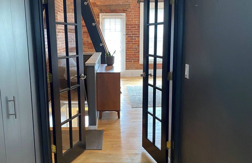 Gaffer District Apartment | Swanky 1-bedroom loft apartment, located directly on Market street