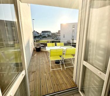 Larmor-Plage Apartment | T2 Hyper Cocon Terrasses - Parking