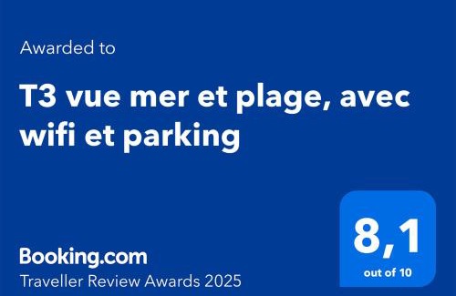 Saint-Pierre-la-Mer House | T3 vue mer et plage, avec wifi et parking