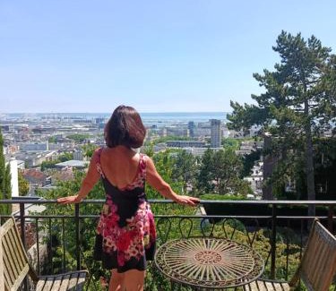 Cote Ouest Ormeaux Apartment | Terrasse Vue imprenable, le Havre, Appartement Spacieux