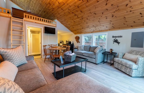 Alton Bay Cabin | The Hideaway, lake views & access sleeps 8 Now featuring AC Wi-FI and TV