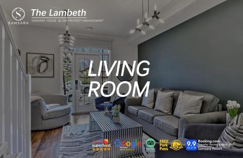 Canmore House | The Lambeth by Samsara Resort Private Entry Panorama Top View 2BR and 2BTH