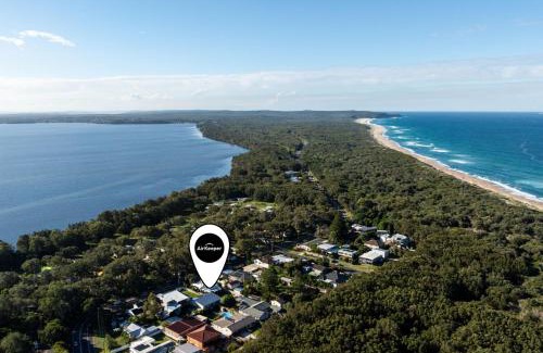 Budgewoi House | The Lazy Mimosa from beach days & bike rides to sunset drinks by the fire pit.