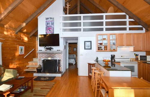 Berkeley Springs House | The Outlook - fireplace, view, pets, wifi, fire pit, foosball, deck