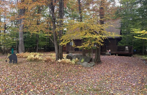 Tobyhanna Ski Chalet | 🐻The Poconos Rustic Cozy Bear Chalet Pet-Friendly