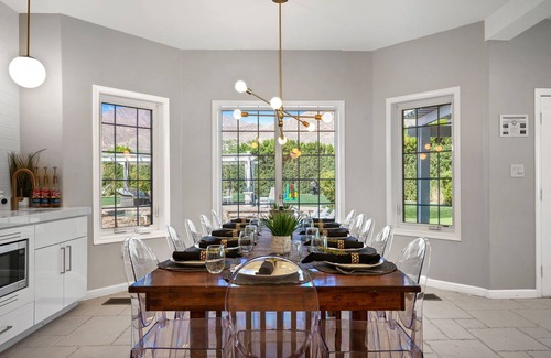 Palm Desert Villa | The Quail a Modern Desert Oasis with 16 Beds sleeps 23 Guests