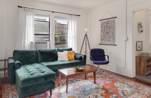 Fayetteville Apartment | The Wildflower - Walk Everywhere Downtown