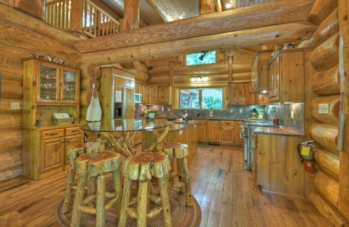 Blue Ridge Cabin | Toccoa Riverfront Log Cabin - Aska Adventure Area - The River Ridge Lodge