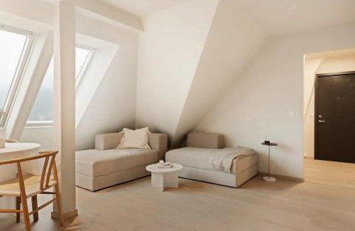 Bergenhus Apartment | Top floor in Sandviken Close to the city centrum fløyen