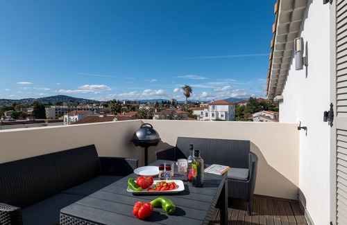 Antibes Apartment | Top Floor, Nest in Mandara Beach - Cote d'Azur