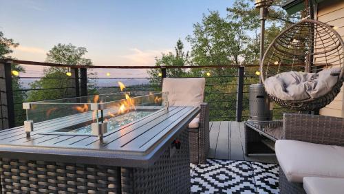 Lake Arrowhead House | Treetop A-frame Cabin, Family Friendly with Hot Tub