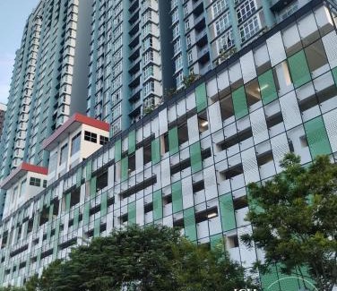 Taman Abad Apartment | Twin Galaxy City View Homestay Near CIQ Johor Bahru