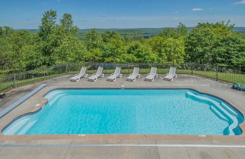 Mountainside House | Under the Stars: Private Indoor & Outdoor Pools, 2 Hot Tubs, & BIG Lake Views