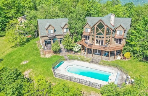 Mountainside House | Under the Stars: Private Indoor & Outdoor Pools, 2 Hot Tubs, & BIG Lake Views