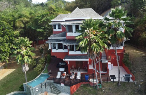 Plymouth Villa | Villa Soleil - Private Jetty, Overlooking the Caribbean Sea