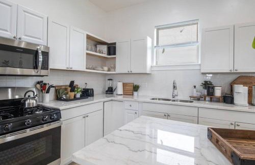 Central City Apartment | Vibrant Gray Downtown Loft