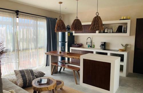 Tulum City Center Apartment | Vida Jungle Boho Apart 13 with special fee to access Hotel Bardo
