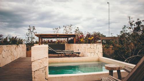 Tulum City Center Apartment | Vida Jungle Boho Apart 13 with special fee to access Hotel Bardo