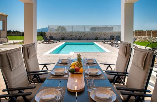 Neromilos Villa | Villa Abelia relax in our Private Salt Water Pool