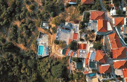 Xanthi Region Villa | Villa CAMELIA+VERONICA -Panoramic pool- Sea access-Privileged view of the Egean.