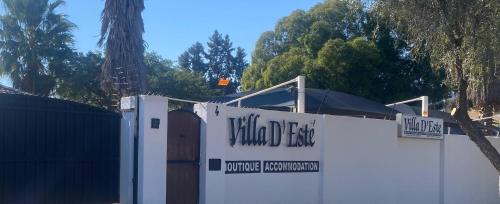 Kimberley Bed & Breakfast | Villa D este