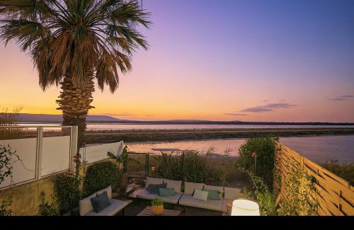 Frontignan House | Villa Familiale avec Vue Lagune Nature Plage à Pied Clim Parking Prive