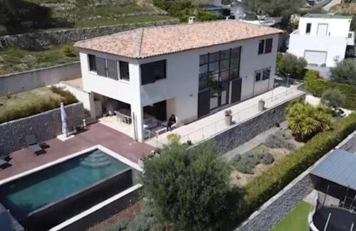 Vallauris Villa | Villa Hélios - Panoramic Sea and City view - AC - Swimming pool - Luxury